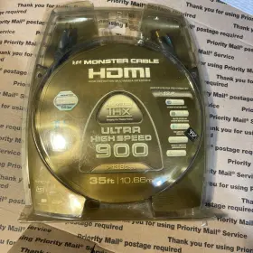 Monster Cable 114020-00 Ultra High Speed 900 Thx Hdmi 35 Ft - 1080p/2160p 2k 4k Compatible Monster Cable 114020-00 Ultra High Speed 900 Thx Hdmi 35 Ft - 1080p/2160p 2k 4k Compatible