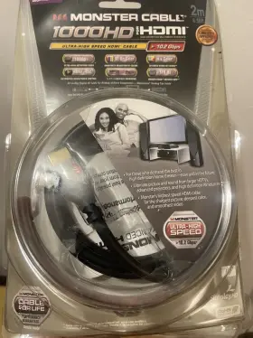128031-00 MONSTER CABLE Ultra High Right Angle Hdmi