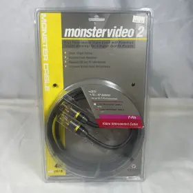 ANTENNA3 MONSTER CABLE Video Interconnect Pin Catv Rf Antenna