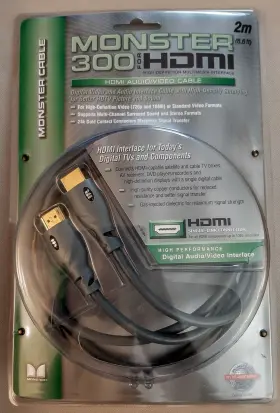 HDMI300-2M MONSTER CABLE Duraflex Hdmi Video Connectors