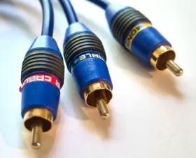 J2-CAMAV-M6 MONSTER CABLE Camcorder Tv Vcr Minijack Rca Audio #3