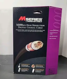 M1000DCX-8 MONSTER CABLE Dcx Rca Digital Feet Connectors M1000DCX-8 MONSTER CABLE Dcx Rca Digital Feet Connectors
