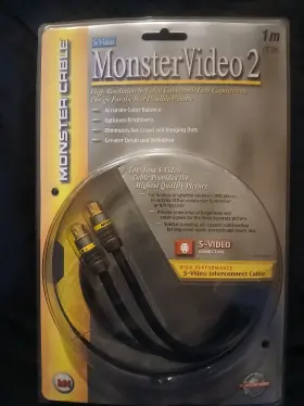MVSV2-1M MONSTER CABLE Video High Resolution