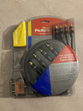 SV1F-15M MONSTER CABLE Set Pip Tv Outlet