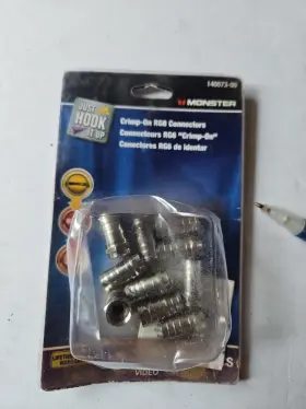 140073-00 MONSTER JHIU Crimp Connectors Nos