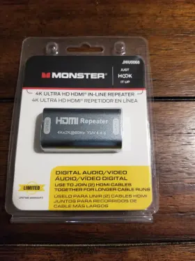 JHIU0068 MONSTER Hook Up Hdmi Repeater Adapter Unit