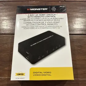 JHIU0128 MONSTER Hook Up Hdmi Switch Remote