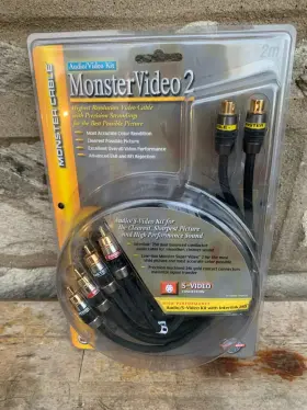 MC-D80 MONSTER Video Audio Cable Withs Meter Kit