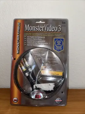 MV3R MONSTER Cable Video Interconnect Rca High Performance