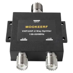 SO239 MOOKEERF Splitter Uhf Female Connector Vhf