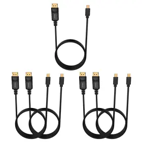MDP2DP-C-6-B-5 MOREAD Mini Displayport Dp Cable Feet Pack
