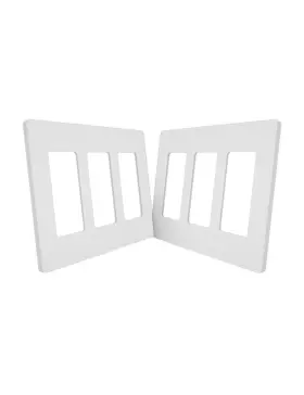 PP-BS18033M-WH-2P MORNING GROUP Finish Triple Decorator Gang