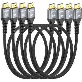 Mosimli Mohdmi3-009 8k Hdmi Cable 3ft 4-pack High Speed 48gbps 2.1 Cord For Neat Support H