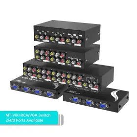 WSF-01 MT-VIKI Port Vga Switch Video Selector Switcher Box #2