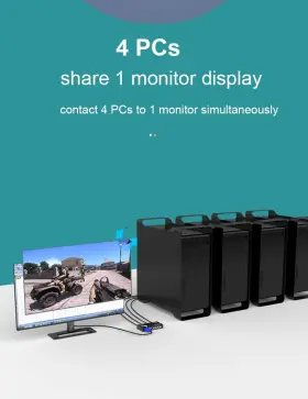 WSF-01 MT-VIKI Port Vga Switch Video Selector Switcher Box #3