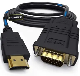 NB18041901 NEWBEP Hdmi Vga Adapter Cable Male Video Conve
