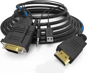 PA170313YA01AA NEWBEP Vga Hdmi Adapter Cable Audio Tv Hdtv