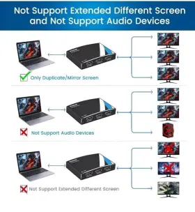 754909810139 NEWCARE Hdmi Splitter Cable Power Adapter #2