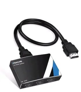 754909810139 NEWCARE Hdmi Splitter Cable Power Adapter
