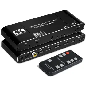 754909813437 NEWCARE Hdmi Switch Audio Extractor Optical