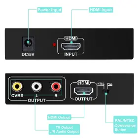 799968369358 NEWCARE Hdmi Rca Adapter Converter Cvbs #2