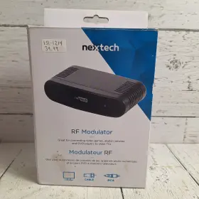 Nexxtech 741235121572 Rf Modulator Video Converter Audio Stereo Tv Games Adapter