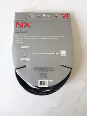 837318006246 NEXXTECH Coaxial Cable Audio Video #2