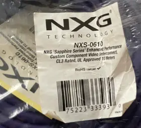 NXS-0610 NXG Video Rca Cable Meters Sapphire #2