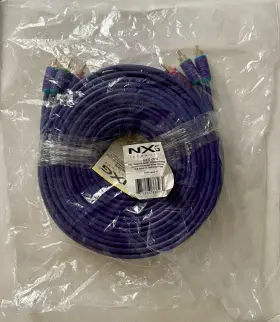 NXS-0610 NXG Video Rca Cable Meters Sapphire