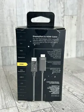 NX51760 NXT TECHNOLOGIES Displayport Hdmi Audio Video Cable #3