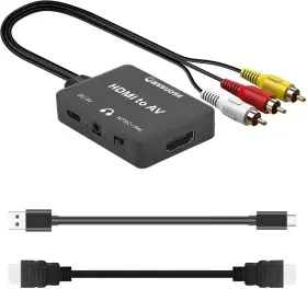 445056289239 OASSUOSE Hdmi Rca Converter Audio Headphones