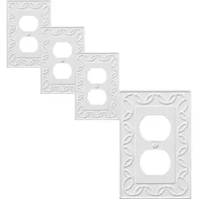 WP96D000W OKAWYC Single Duplex Outlet Cover Plate