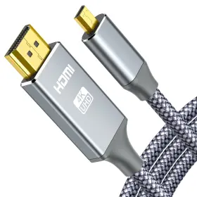 Oldboytech Hd-1.8 4k Micro Hdmi To Male Cable Adapter 60hz Hdr Nylon Braid Cord For Go Oldboytech Hd-1.8 4k Micro Hdmi To Male Cable Adapter 60hz Hdr Nylon Braid Cord For Go