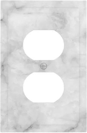 84336 OLIEYFU Marble Electrical Outlet Cover