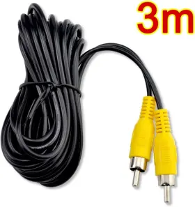 A0632-3M OLLGEN Rca Video Cable Digital Audio Coaxial Male Ex #3