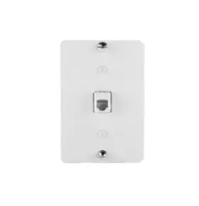 WP2002WH LEGRAND Terminating Wall Phone Plate Single