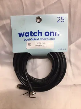 681131310086 ONN Dual Shield Coax Cable