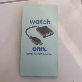 681131310215 ONN Hdmi Vga Adapter Male Female