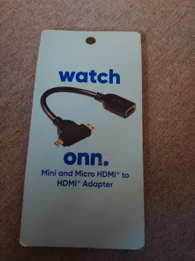 681131310239 ONN Mini Micro Hdmi Adapter Gopros Tvs Dashcams #2