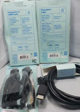 681131310253 ONN Hdmi Cable Display Port #3