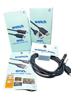 681131310253 ONN Hdmi Cable Display Port