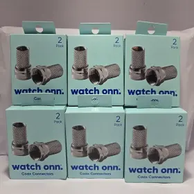 ONA16AV006 ONN Coax Twist Audio Video Connectors