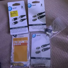 ONA17AV032 ONN Cable Couplers Coax Phillips Connectors