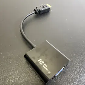 Onn Ona17ho037 Hdmi To Vga Adapter Conects Devices Pc Monitor Or Projector
