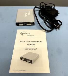 DVDF-200 OPTICIS Dvi Fiber Video Format Converter Power DVDF-200 OPTICIS Dvi Fiber Video Format Converter Power