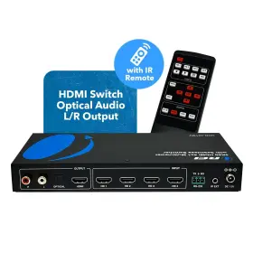 850031132450 OREI Hdmi Viewer Quad Switcher Ports Seamless Ir #3