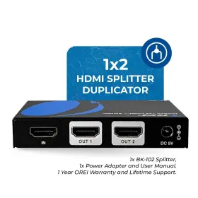 850031132658 OREI Hdmi Splitter Duplicate Mirror Signal #2 850031132658 OREI Hdmi Splitter Duplicate Mirror Signal #2