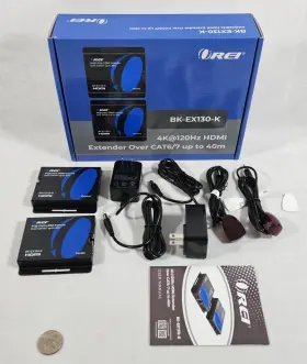 BK-EXB330EAU-K OREI Hdmi Extender Ethernet Adapter Balun Ir #2