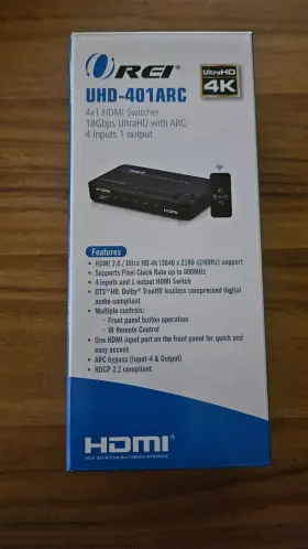 UHD-401-ARC OREI Hdmi Switcher