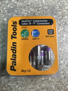 PA9644 PALADIN TOOLS Greenlee Compression Cable Tv Connectors
